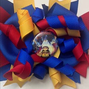 Colorful Kids Hair Bow with Fantasy Theme.  The Hobbit